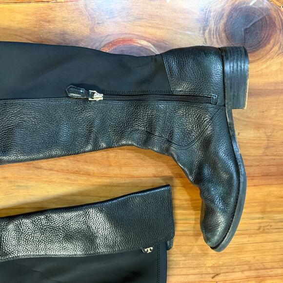 Tory Burch Seldon Over The Knee Women's Riding Boots 8M Leather Designer - Picture 3 of 11